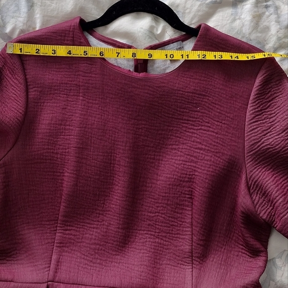 COS plum/wine/burgundy dress. EUC. Size M. - Picture 12 of 16